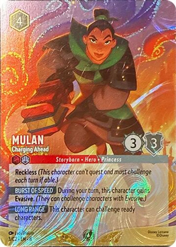 Mulan - Charging Ahead (Foil) card