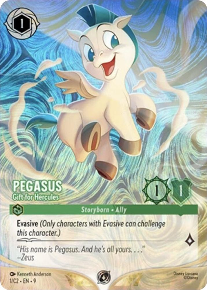 Pegasus - Gift for Hercules card