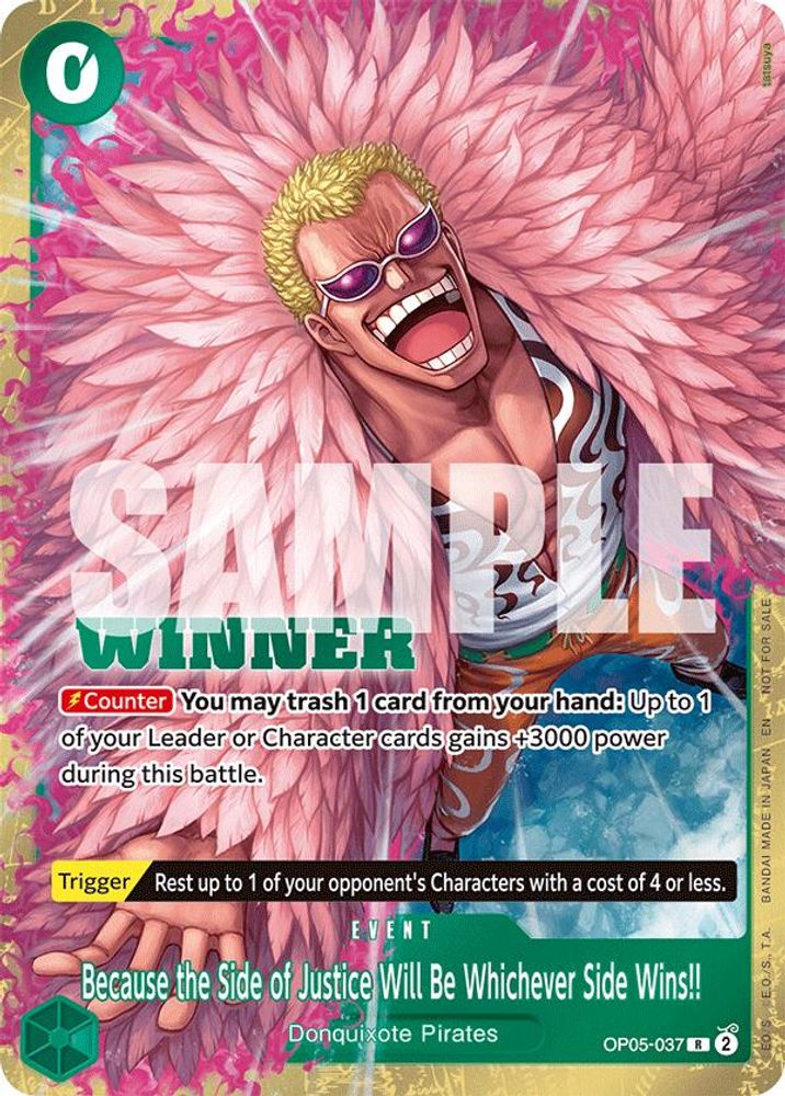 Because the Side of Justice Will Be Whichever Side Wins!! (Winner Pack 2025 Vol. 4)