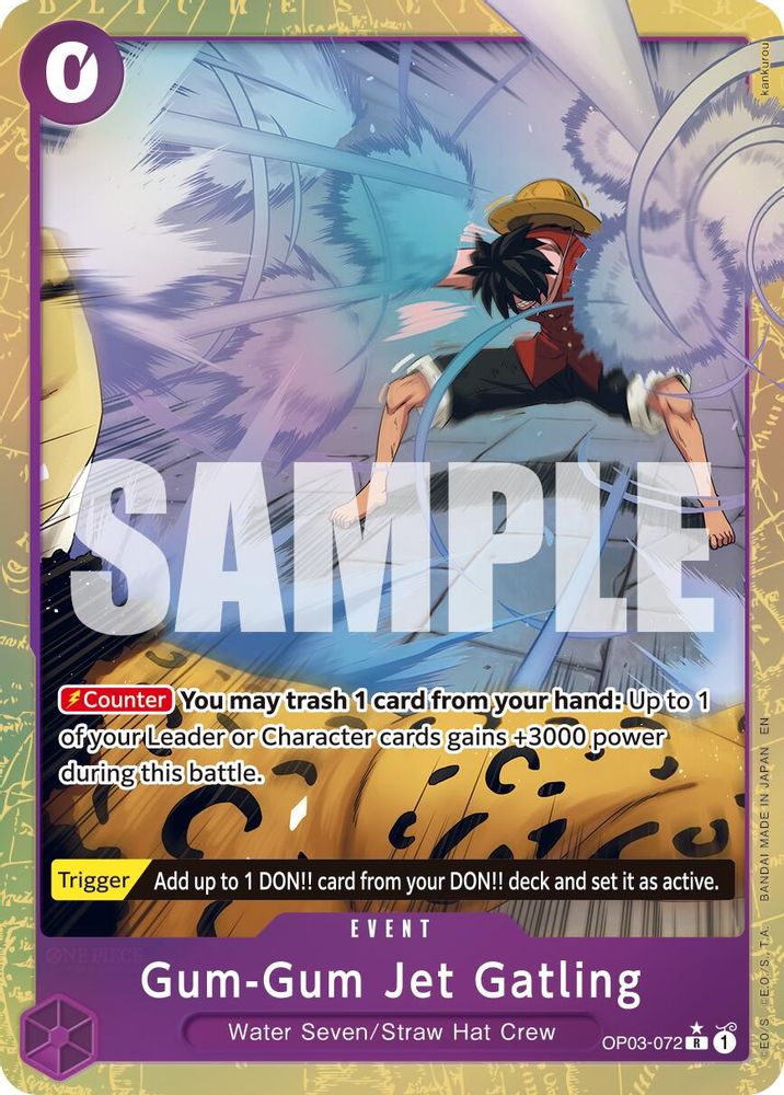 Gum-Gum Jet Gatling (Alternate Art)