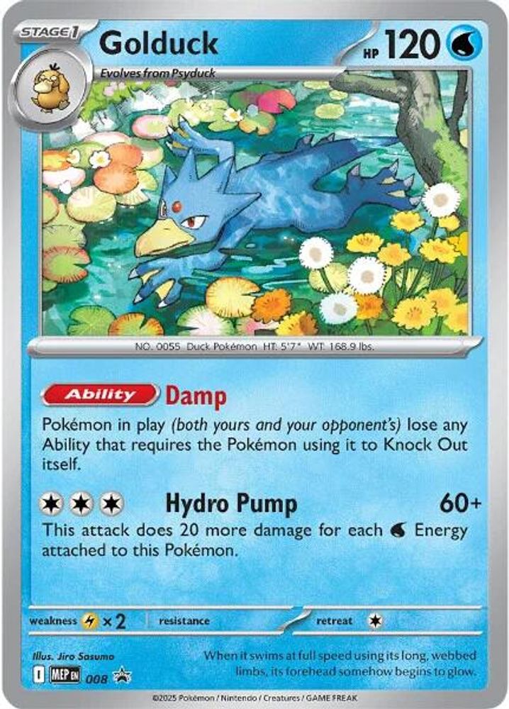 Kortet Golduck