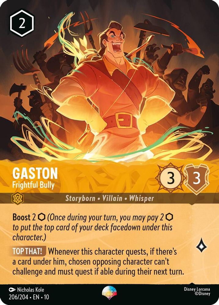 Gaston - Frightful Bully (Epic) card