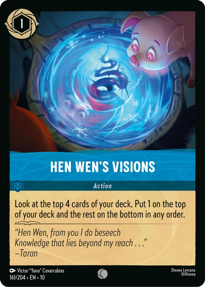Hen Wen's Visions card