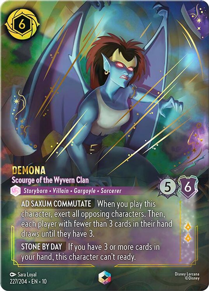 Demona - Scourge of the Wyvern Clan (Enchanted) card