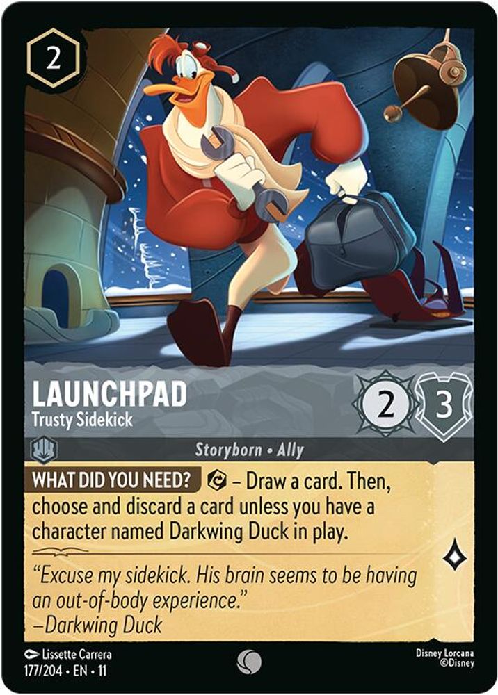 Launchpad - Trusty Sidekick card