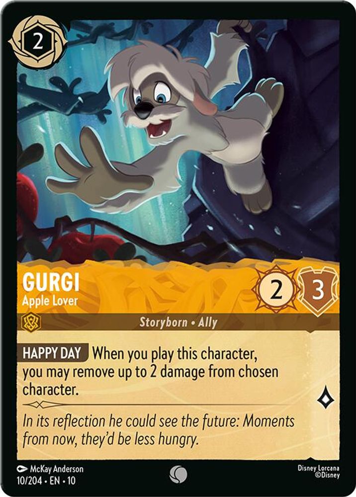 Gurgi - Apple Lover card