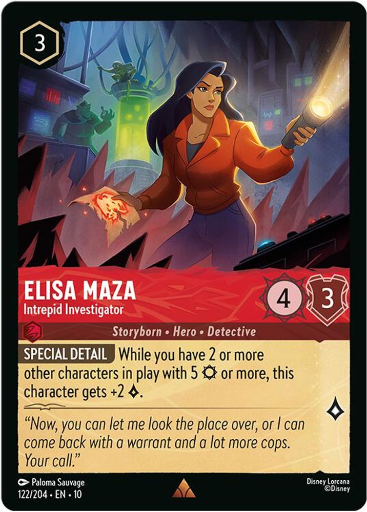 Elisa Maza - Intrepid Investigator card