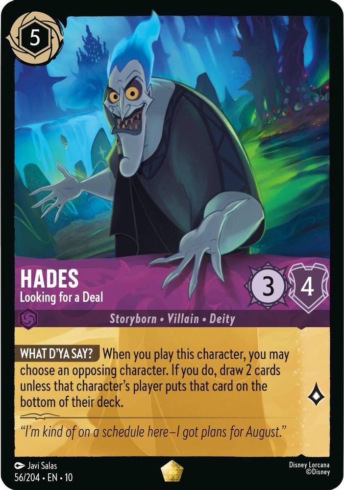 Hades - Looking for a Deal card