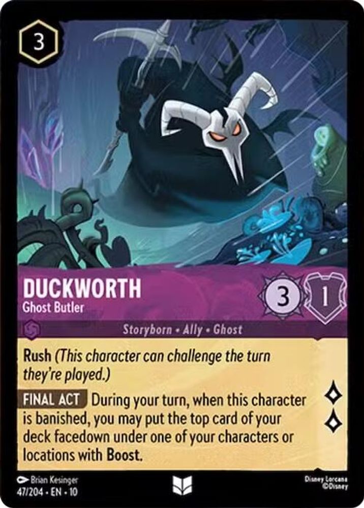 Duckworth - Ghost Butler card