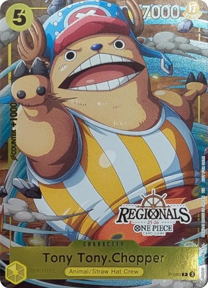 Tony Tony.Chopper (CS 25-26 Regionals Textured Chase Promo) card