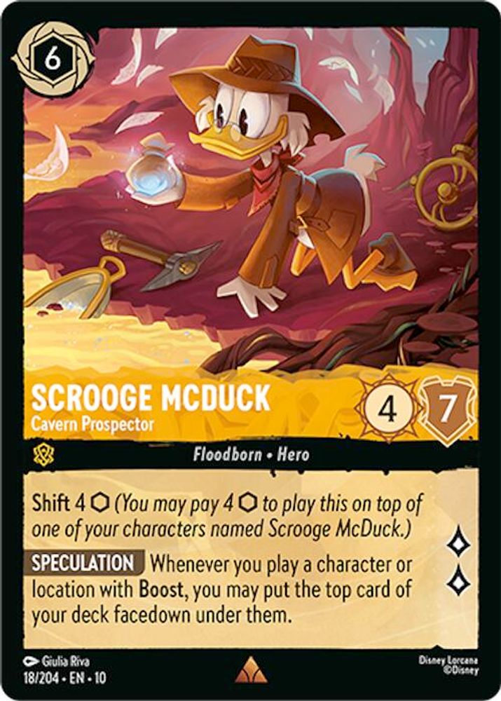 Scrooge McDuck - Cavern Prospector card