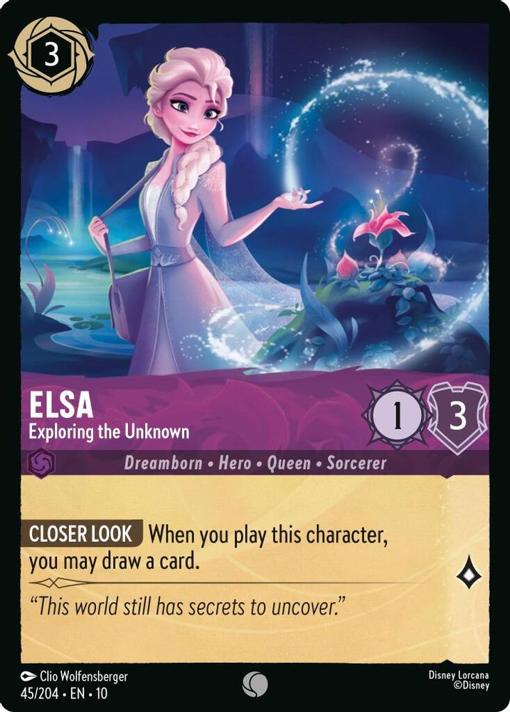 Elsa - Exploring the Unknown card
