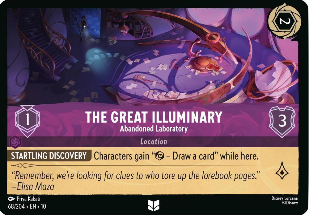 The Great Illuminary - Abandoned Laboratory card