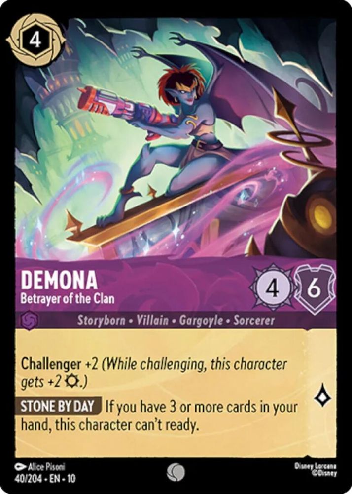 Demona - Betrayer of the Clan card