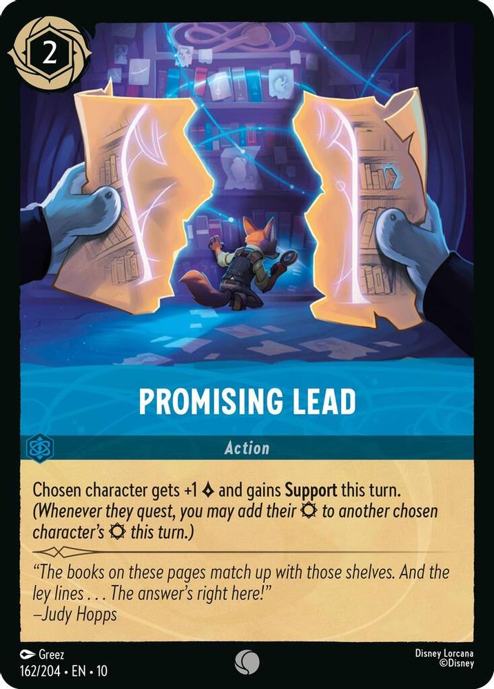 Promising Lead card