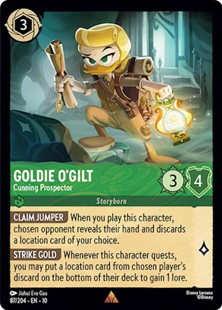 Goldie O'Gilt - Cunning Prospector card