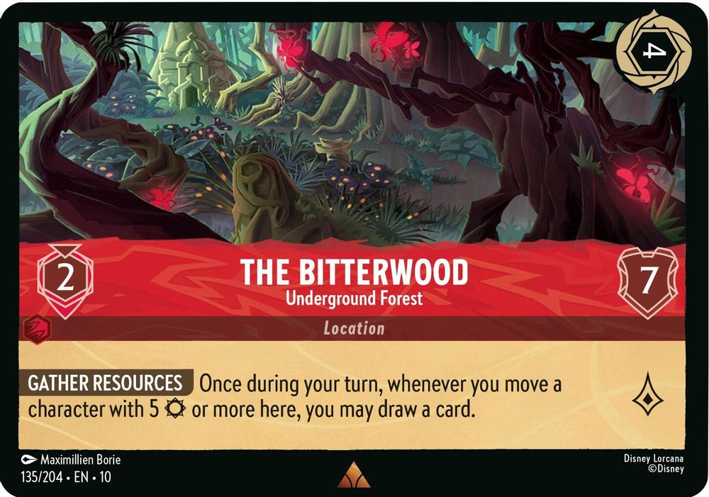 The Bitterwood - Underground Forest card