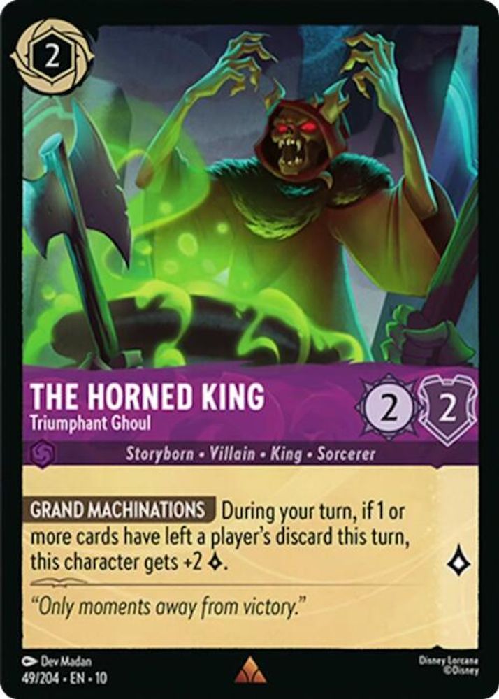 The Horned King - Triumphant Ghoul card