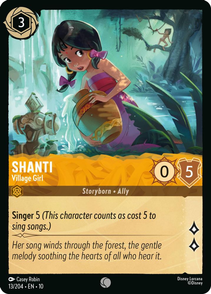 Shanti - Village Girl card