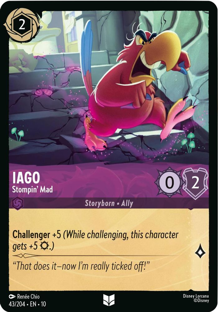 Iago - Stompin' Mad card