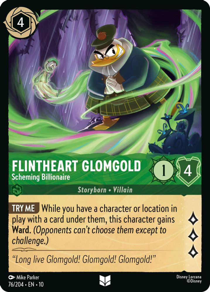 Flintheart Glomgold - Scheming Billionaire card