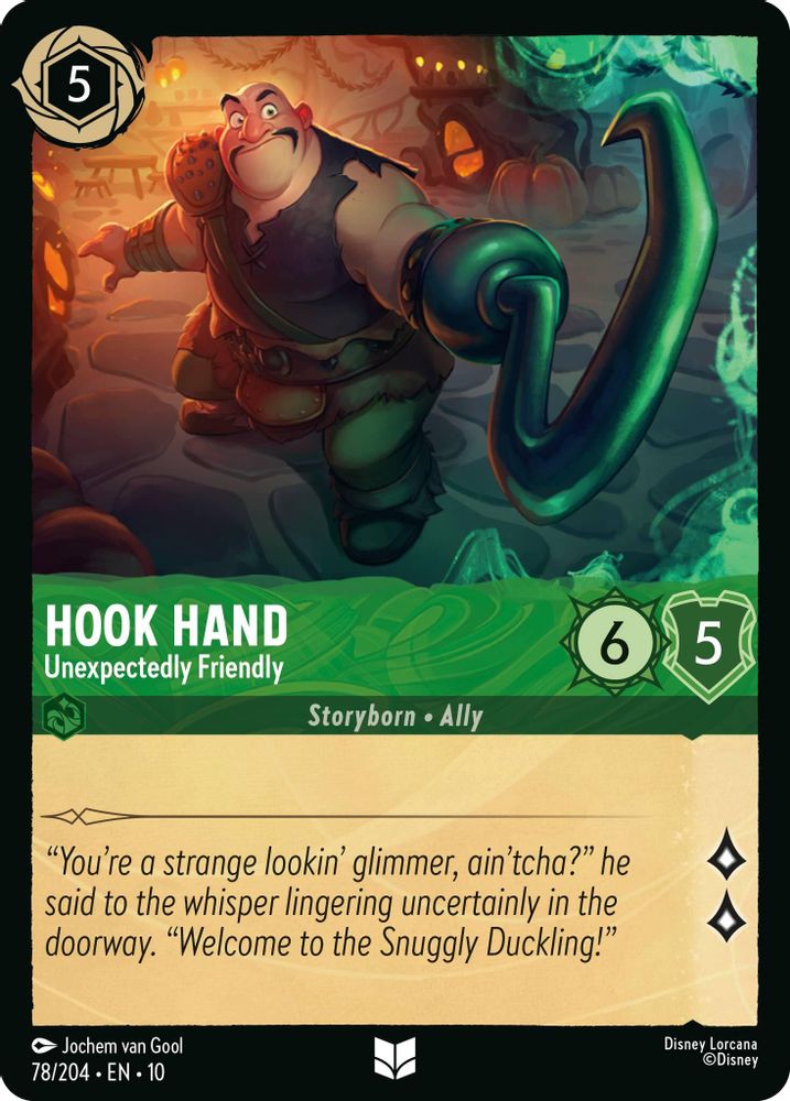 Hook Hand - Unexpectedly Friendly card