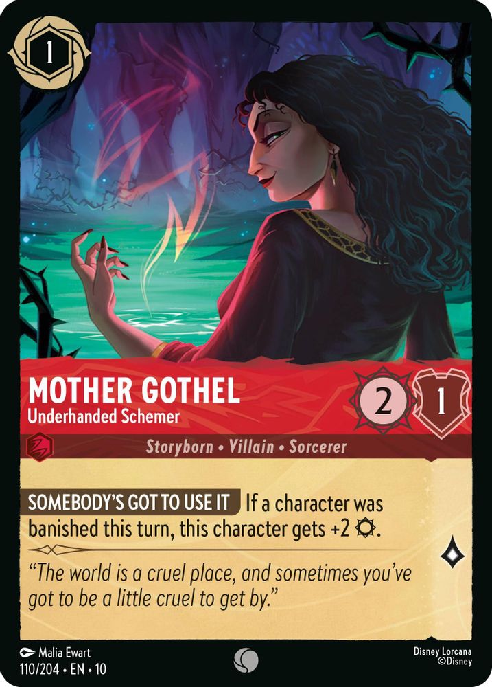 Mother Gothel - Underhanded Schemer card