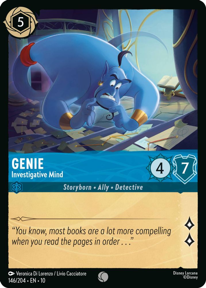 Genie - Investigative Mind card