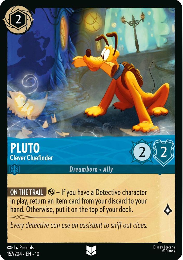 Pluto - Clever Cluefinder card