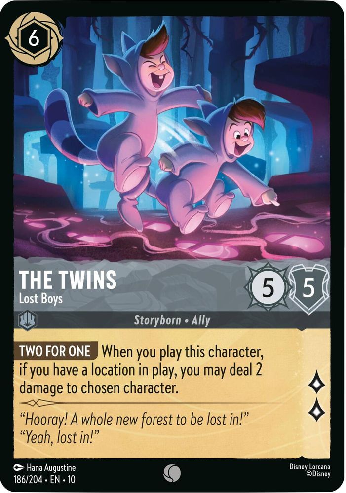The Twins - Lost Boys card