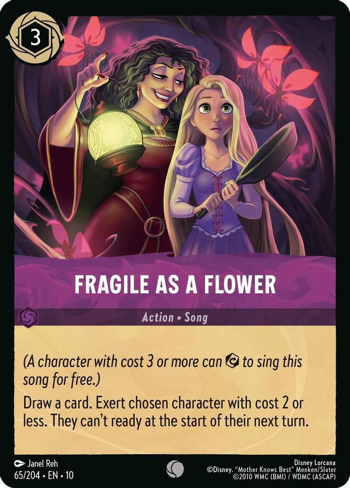Fragile as a Flower card