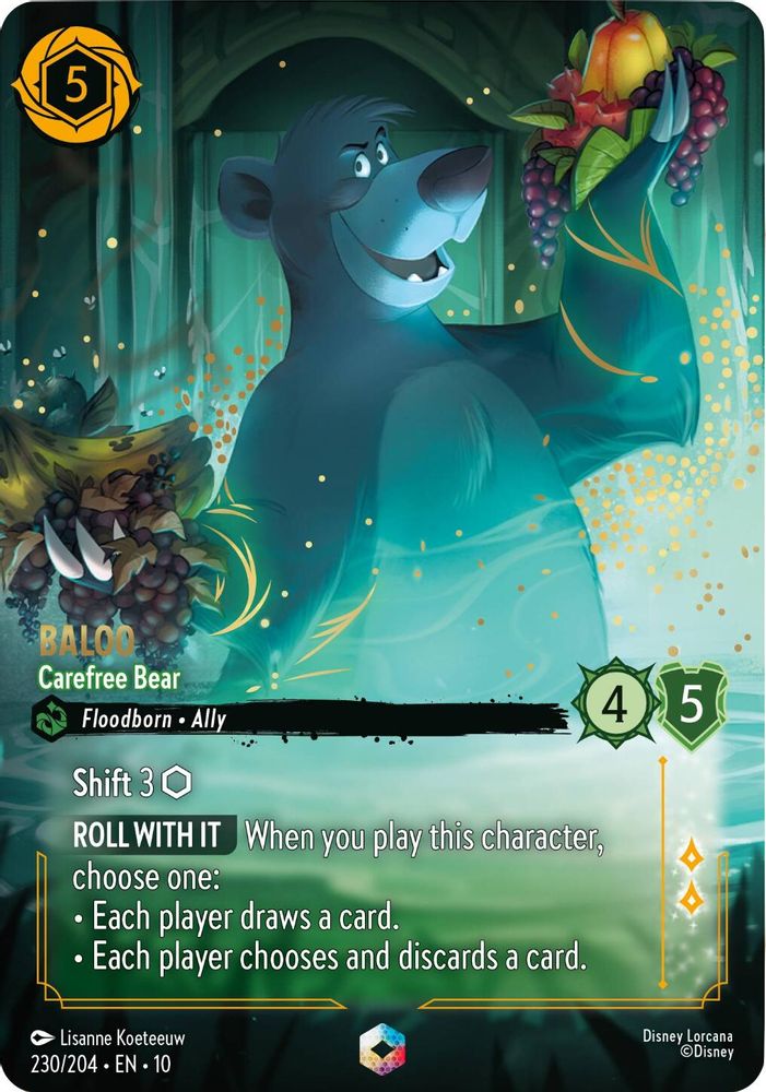 Baloo - Carefree Bear (Enchanted) card