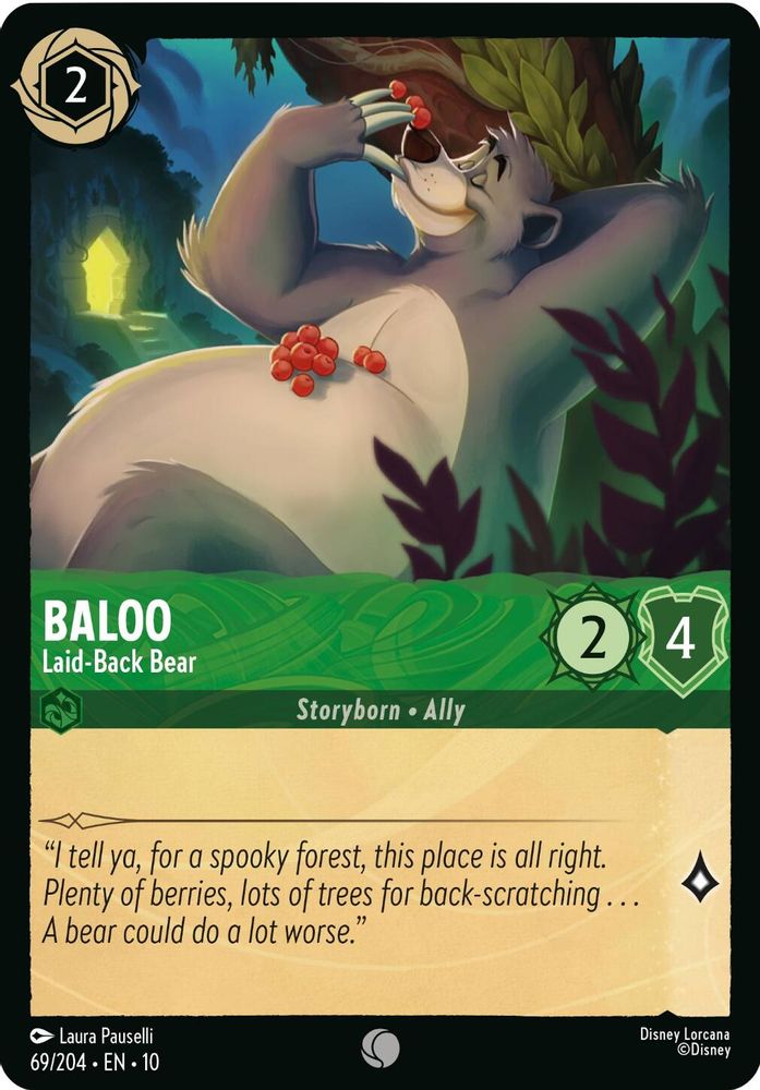 Baloo - Laid-Back Bear card