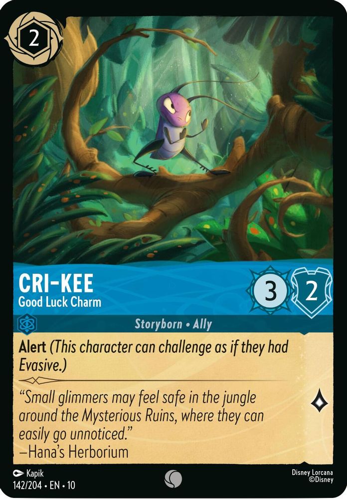 Cri-Kee - Good Luck Charm card