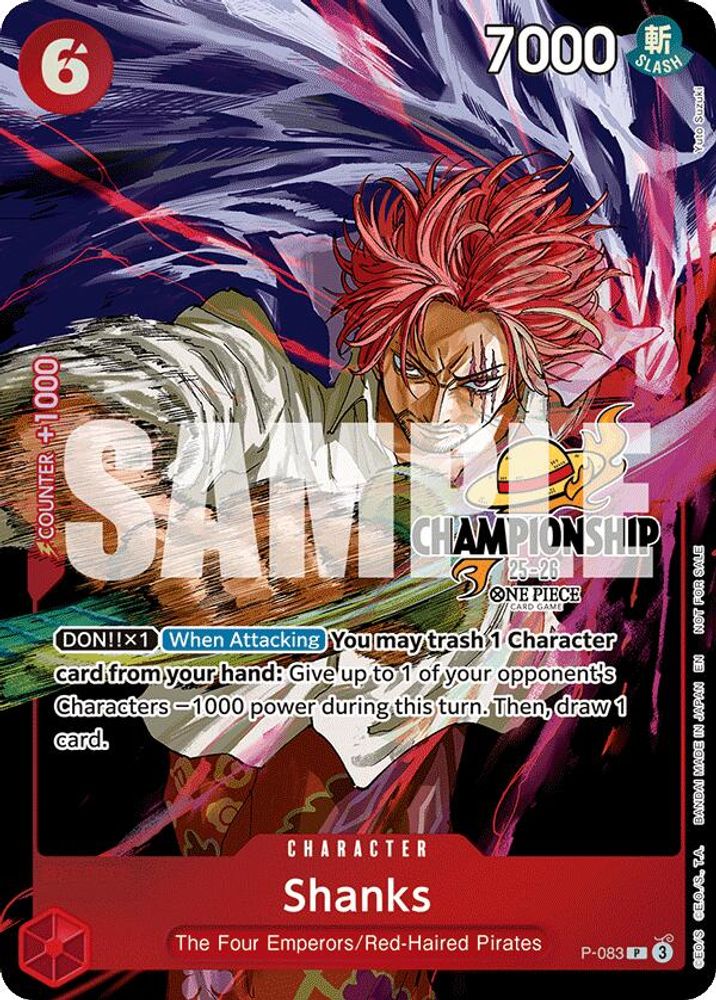 Shanks (CS 25-26 Event Pack Finalist Ver.) card