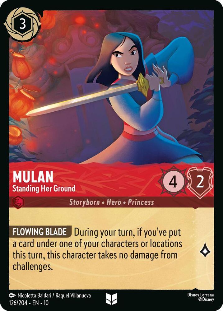 Mulan - Standing Her Ground card