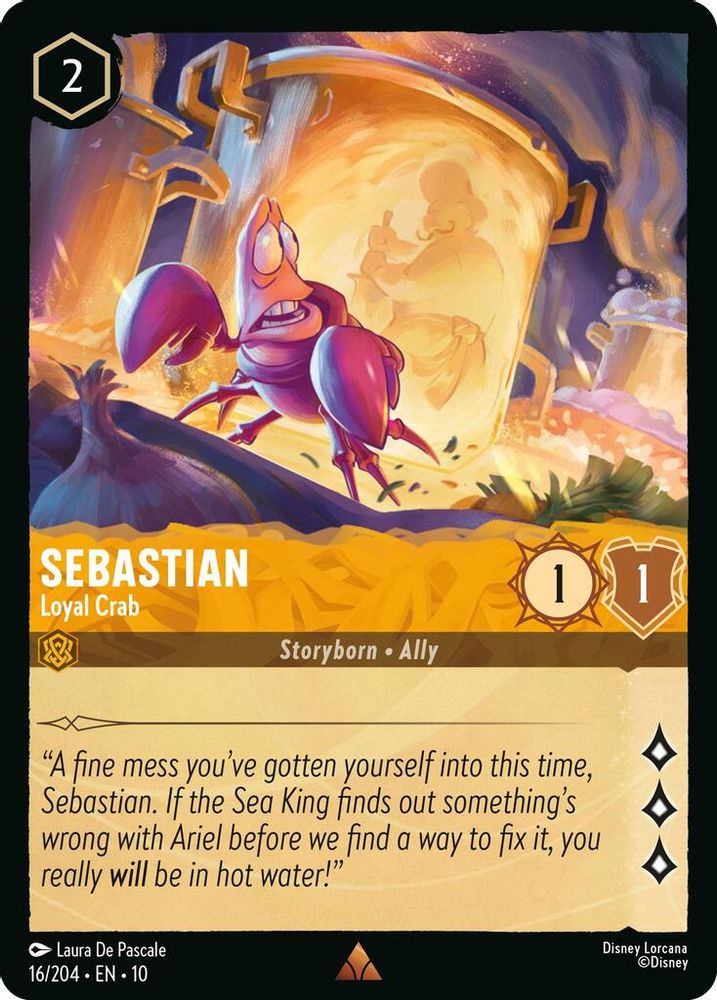 Sebastian - Loyal Crab card