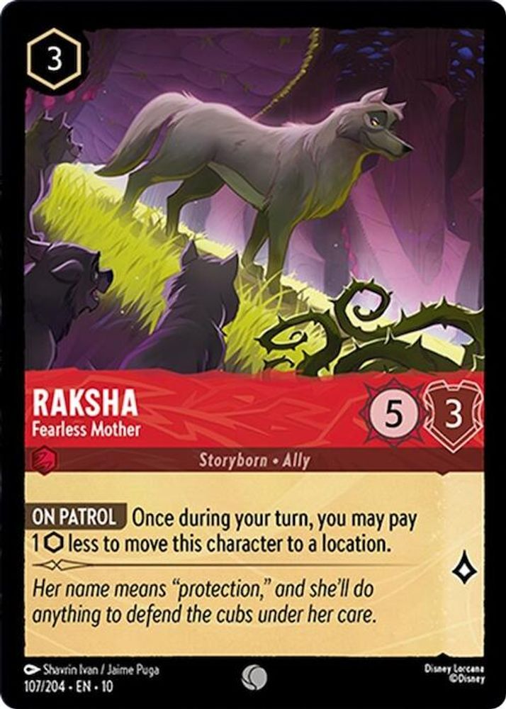 Raksha - Fearless Mother card