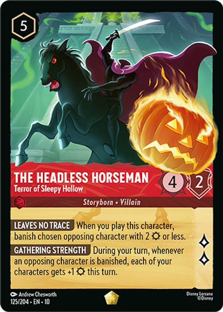 The Headless Horseman - Terror of Sleepy Hollow card