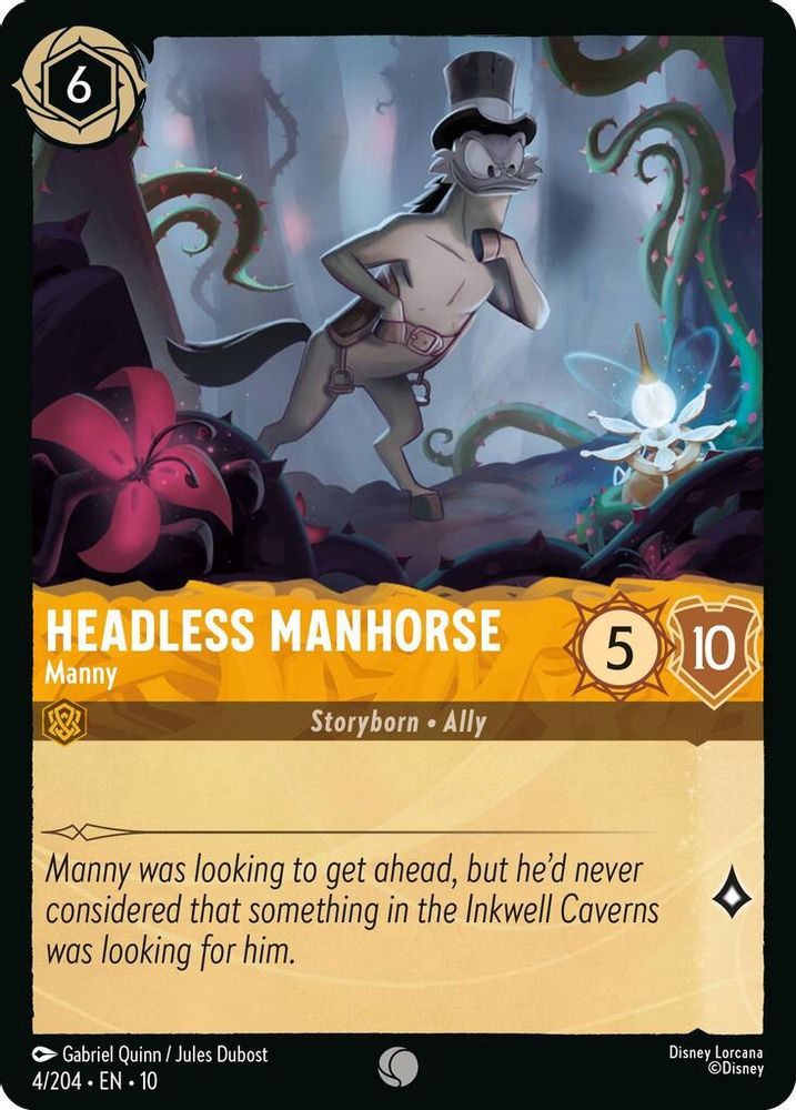 Headless Manhorse - Manny card