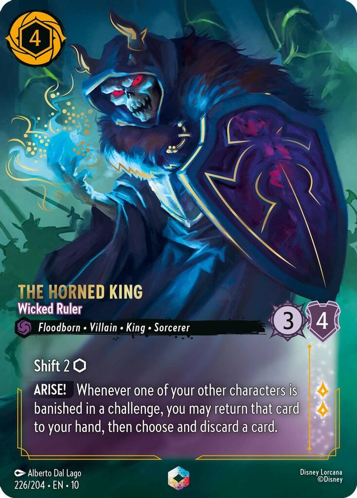 The Horned King - Wicked Ruler (Enchanted) card