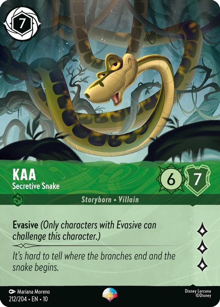 Kaa - Secretive Snake (Epic) card