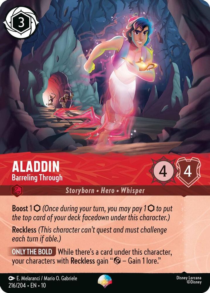 Aladdin - Barreling Through (Epic) card