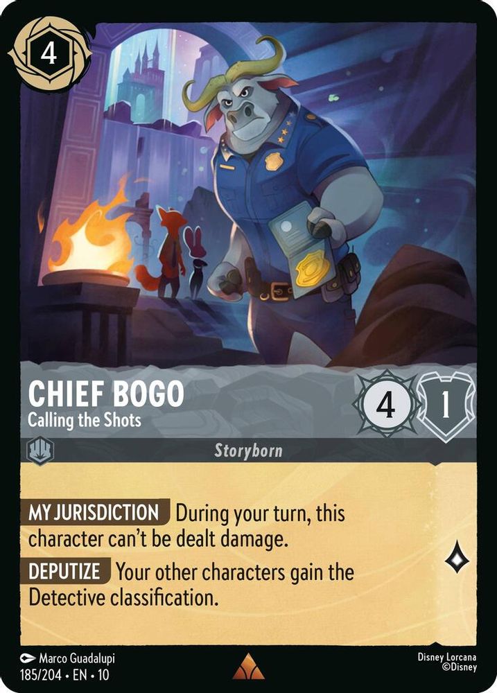 Chief Bogo - Calling the Shots card