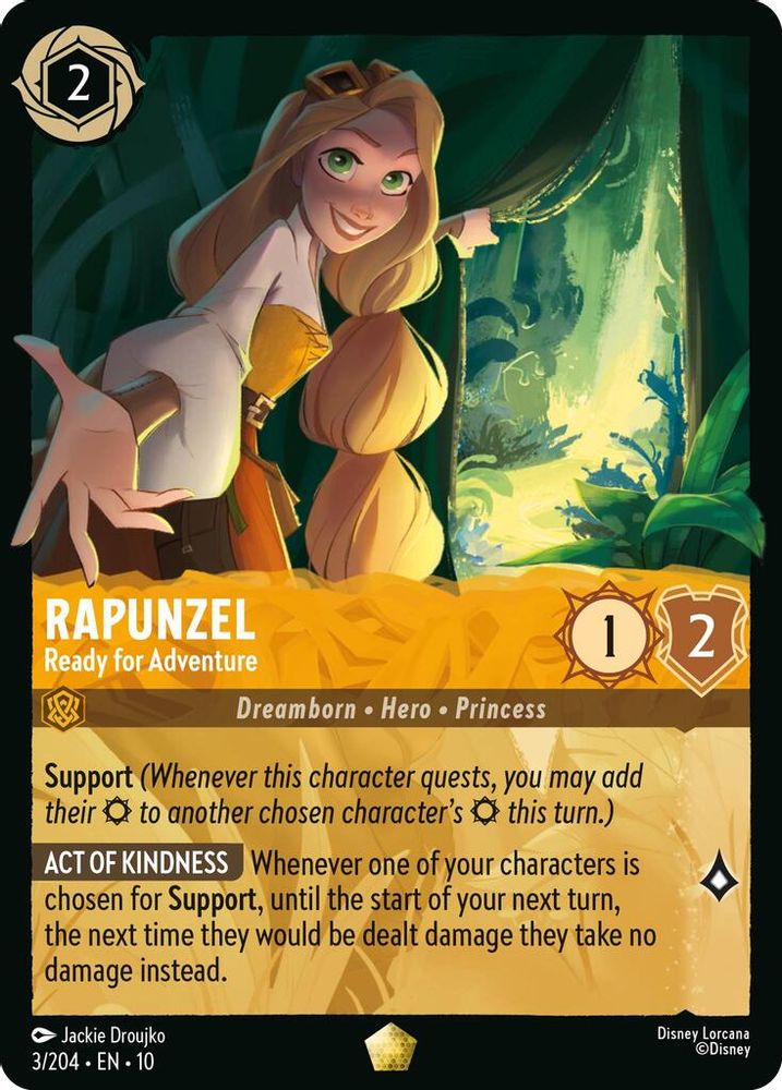 Rapunzel - Ready for Adventure card