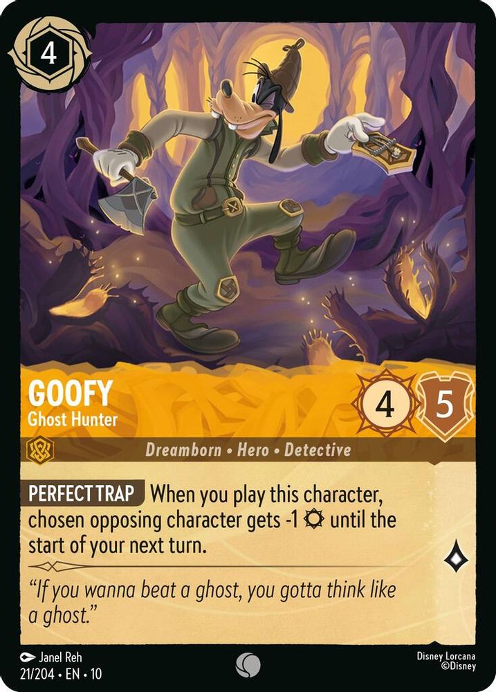 Goofy - Ghost Hunter card