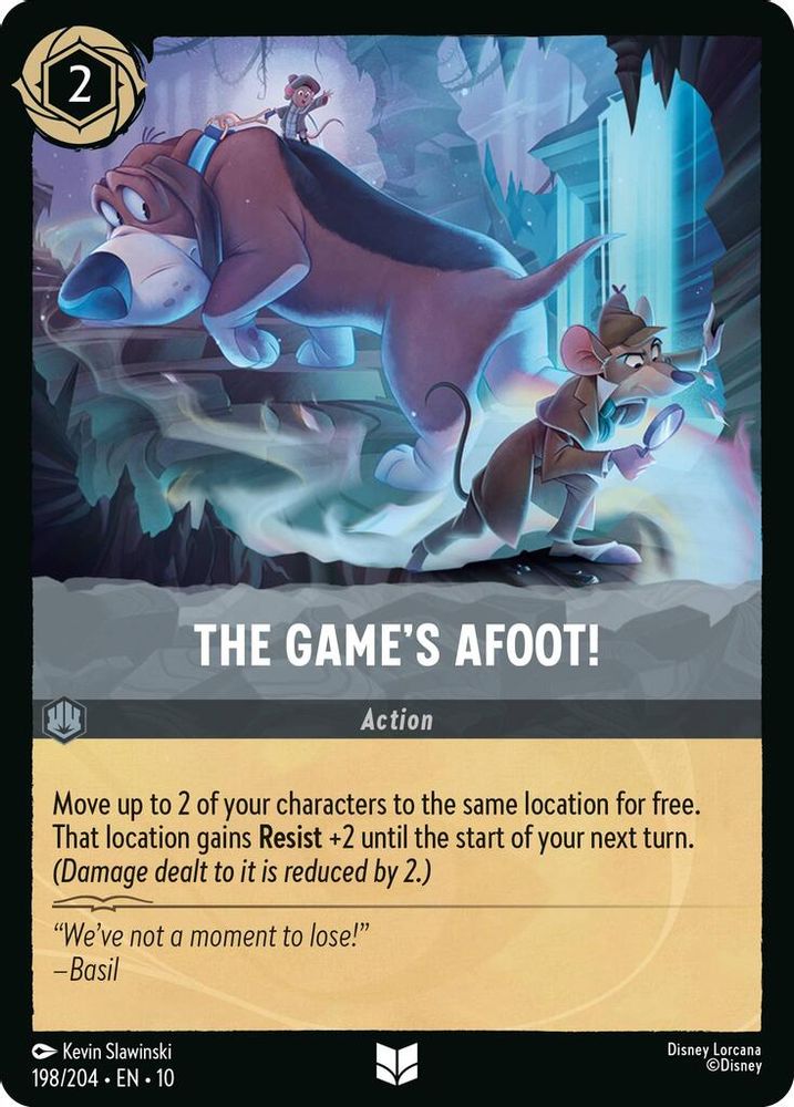 The Game's Afoot! card