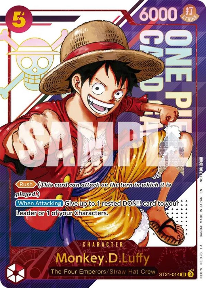 Monkey.D.Luffy - ST21-014 (3rd Anniversary Treasure Campaign Pack) card