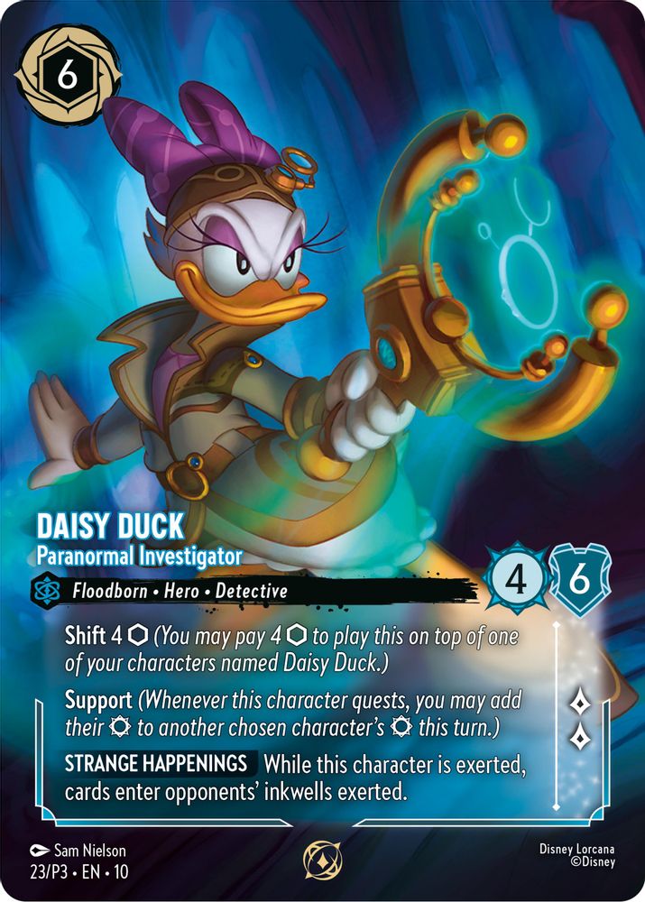 Daisy Duck - Paranormal Investigator (Store Championship Participant) card