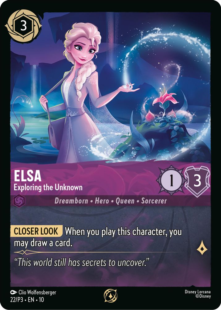Elsa - Exploring the Unknown card